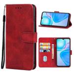 For vivo Y77e Leather Phone Case(Red)