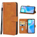 For vivo Y77e Leather Phone Case(Brown)