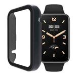 For Xiaomi Mi Band 7 Pro PC + Tempered Glass Integrated Watch Case(Ink Blue)