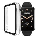 For Xiaomi Mi Band 7 Pro PC + Tempered Glass Integrated Watch Case(Transparent White)