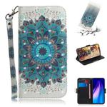 For Xiaomi Redmi Note 8T 3D Formula Pattern Magnetic Attraction Horizontal Flip Leather Case with Lanyard, Support Holder & Card Slot & Wallet(Peacock Wreath)