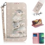 For Motorola Moto G8 Plus 3D Formula Pattern Magnetic Attraction Horizontal Flip Leather Case with Lanyard, Support Holder & Card Slot & Wallet(Three Squirrels)