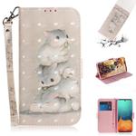 For Galaxy A71 3D Formula Pattern Magnetic Attraction Horizontal Flip Leather Case with Lanyard, Support Holder & Card Slot & Wallet(Three Squirrels)