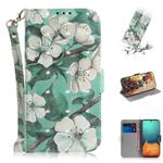 For Galaxy A71 3D Formula Pattern Magnetic Attraction Horizontal Flip Leather Case with Lanyard, Support Holder & Card Slot & Wallet(Watercolor Flowers)