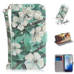 For Galaxy S20 3D Formula Pattern Magnetic Attraction Horizontal Flip Leather Case with Lanyard, Support Holder & Card Slot & Wallet(Watercolor Flowers)