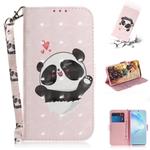 For Galaxy S20+ 3D Formula Pattern Magnetic Attraction Horizontal Flip Leather Case with Lanyard, Support Holder & Card Slot & Wallet(Love-heart Bear)