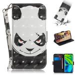 For Xiaomi Mi CC9 Pro / Note 10 / Note 10 Pro 3D Formula Pattern Magnetic Attraction Horizontal Flip Leather Case with Lanyard, Support Holder & Card Slot & Wallet(Angry Bear)