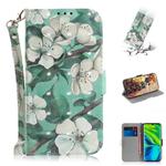 For Xiaomi Mi CC9 Pro / Note 10 / Note 10 Pro 3D Formula Pattern Magnetic Attraction Horizontal Flip Leather Case with Lanyard, Support Holder & Card Slot & Wallet(Watercolor Flowers)