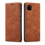 For Galaxy A81 / Note 10 Lite Forwenw Dream Series Oil Edge Strong Magnetism Horizontal Flip Leather Case with Holder & Card Slots & Wallet & Photo Frame(Brown)