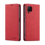 For Huawei P40 Lite / nova 6 SE Forwenw Dream Series Oil Edge Strong Magnetism Horizontal Flip Leather Case with Holder & Card Slots & Wallet & Photo Frame(Red)
