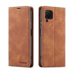 For Huawei P40 Lite / nova 6 SE Forwenw Dream Series Oil Edge Strong Magnetism Horizontal Flip Leather Case with Holder & Card Slots & Wallet & Photo Frame(Brown)