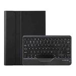 OP12-B Lambskin Texture Ultra-thin Bluetooth Keyboard Leather Case For OPPO Pad Air 10.4 inch(Black)