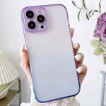 For iPhone 12 Acrylic Gradient Phone Case(Purple Blue)