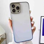 For iPhone 11 Acrylic Gradient Phone Case (Black Blue)