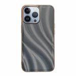 For iPhone 13 Pro Max Nano Electroplating Protective Phone Case (Silver Bead Grey)