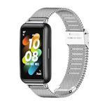 For Huawei Band 7 / 7 NFC MIJOBS Milan Buckle Stainless Steel Watch Band(Silver)