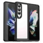 For Samsung Galaxy Z Fold3 5G Colorful Series Acrylic + TPU Phone Case(Black)