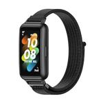 For Huawei Band 7 / 7 NFC Mijobs Breathable Nylon Watch Band(Black)