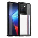 For vivo iQOO 10 Pro Colorful Series Acrylic + TPU Phone Case(Black)