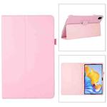 For Honor Pad 8 Litchi Texture Leather Tablet Case with Holder(Pink)