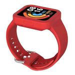 For Xiaomi Redmi Watch / Watch Lite Solid Color Silicone Integrated Watch Band(Red)