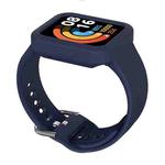 For Xiaomi Redmi Watch 2 / Watch 2 Lite Solid Color Silicone Integrated Watch Band(Deep Space Blue)