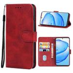 For vivo V25 Pro Leather Phone Case(Red)