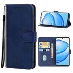 For vivo V25 Pro Leather Phone Case(Blue)