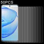 50 PCS 0.26mm 9H 2.5D Tempered Glass Film For vivo V25 Pro