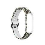 For Samsung Galaxy Fit 2 SM-R220 Silicone Printing Watch Band(Leopard)