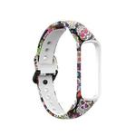 For Samsung Galaxy Fit 2 SM-R220 Silicone Printing Watch Band(Colorful Skull)