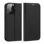 For iPhone 14 Pro DUX DUCIS Skin X2 Series Horizontal Flip Leather Phone Case(Black)