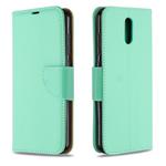 For Nokia 2.3 Pure Color Horizontal Flip PU Leather Case with Holder & Card Slots & Wallet & Lanyard(Green)