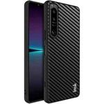 For Sony Xperia 1 IV imak LX-5 Series PC + TPU Case with Screen Protector(Carbon Fiber Texture)