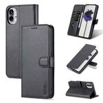 For Nothing Phone 1 AZNS Skin Feel Calf Texture Flip Leather Phone Case (Black)