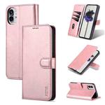 For Nothing Phone 1 AZNS Skin Feel Calf Texture Flip Leather Phone Case (Rose Gold)