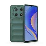 For Huawei Nova Y90/Enjoy 50 Pro Magic Shield TPU + Flannel Phone Case(Dark Green)