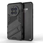 For Huawei Mate 50 Punk Armor 2 in 1 PC + TPU Shockproof Phone Case with Invisible Holder(Black)