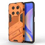 For Huawei Nova Y90/Enjoy 50 Pro Punk Armor 2 in 1 PC + TPU Shockproof Phone Case with Invisible Holder(Orange)