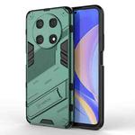For Huawei Nova Y90/Enjoy 50 Pro Punk Armor 2 in 1 PC + TPU Shockproof Phone Case with Invisible Holder(Green)