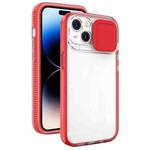 For iPhone 14 Pro Sliding Camera Phone Case(Red)