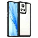 For Realme GT2 Explorer Master Colorful Series Acrylic + TPU Phone Case(Black)