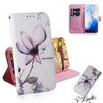 For Galaxy S20 Combined Pattern Magnetic Attraction Horizontal Flip Leather Case, Support Holder & Card Slot & Wallet(Magnolia Flower)