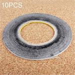 10 PCS 1mm Double Sided Adhesive Sticker Tape for Phone Touch Panel Repair, Length: 50m(Black)
