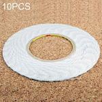 10 PCS 2mm Double Sided Adhesive Sticker Tape for Phone Touch Panel Repair, Length: 50m(White)
