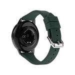 20mm Universal T-buckle Silicone Watch Band(Olive Green)