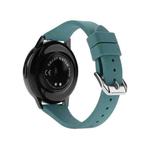 20mm Universal T-buckle Silicone Watch Band(Pine Needle Green)