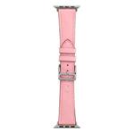 Single Lap Microfiber Leather Watch Band For Apple Watch Series 8&7 41mm / SE 2&6&SE&5&4 40mm / 3&2&1 38mm(Pink)