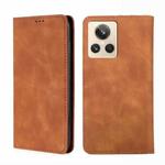 For Realme GT2 Explorer Master Skin Feel Magnetic Horizontal Flip Leather Phone Case(Light Brown)