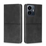 For vivo Y77 5G Global Cow Texture Magnetic Leather Phone Case(Black)